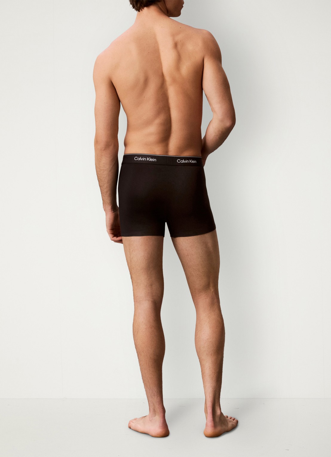 Calvin Klein Boxershorts met logoband in 3-pack - achterkant 6 paars