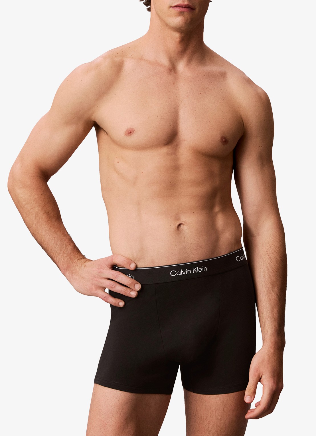 Calvin Klein Boxershorts met logoband in 3-pack - detail 3 paars