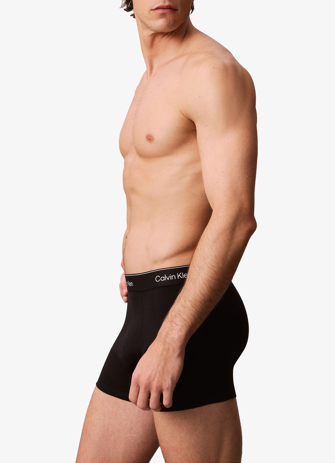 Calvin Klein Boxershorts met logoband in 3-pack - detail 5 paars