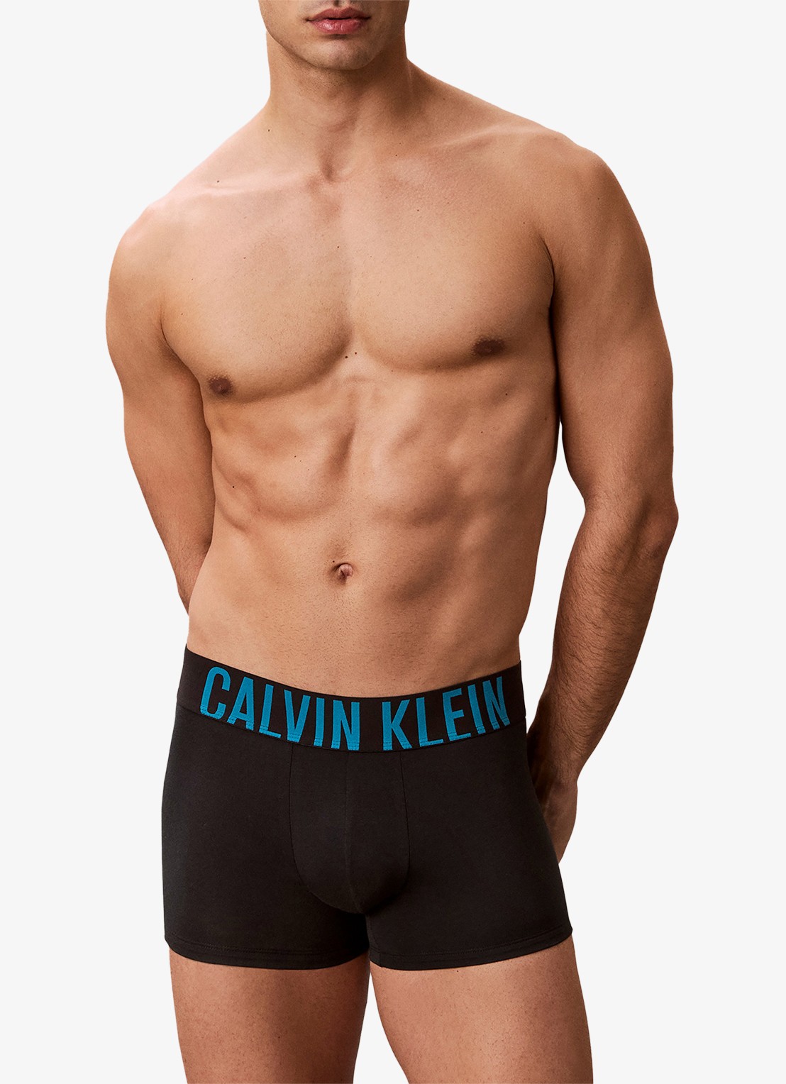 Calvin Klein Boxershorts met logoband in 3-pack - detail 2 zwart