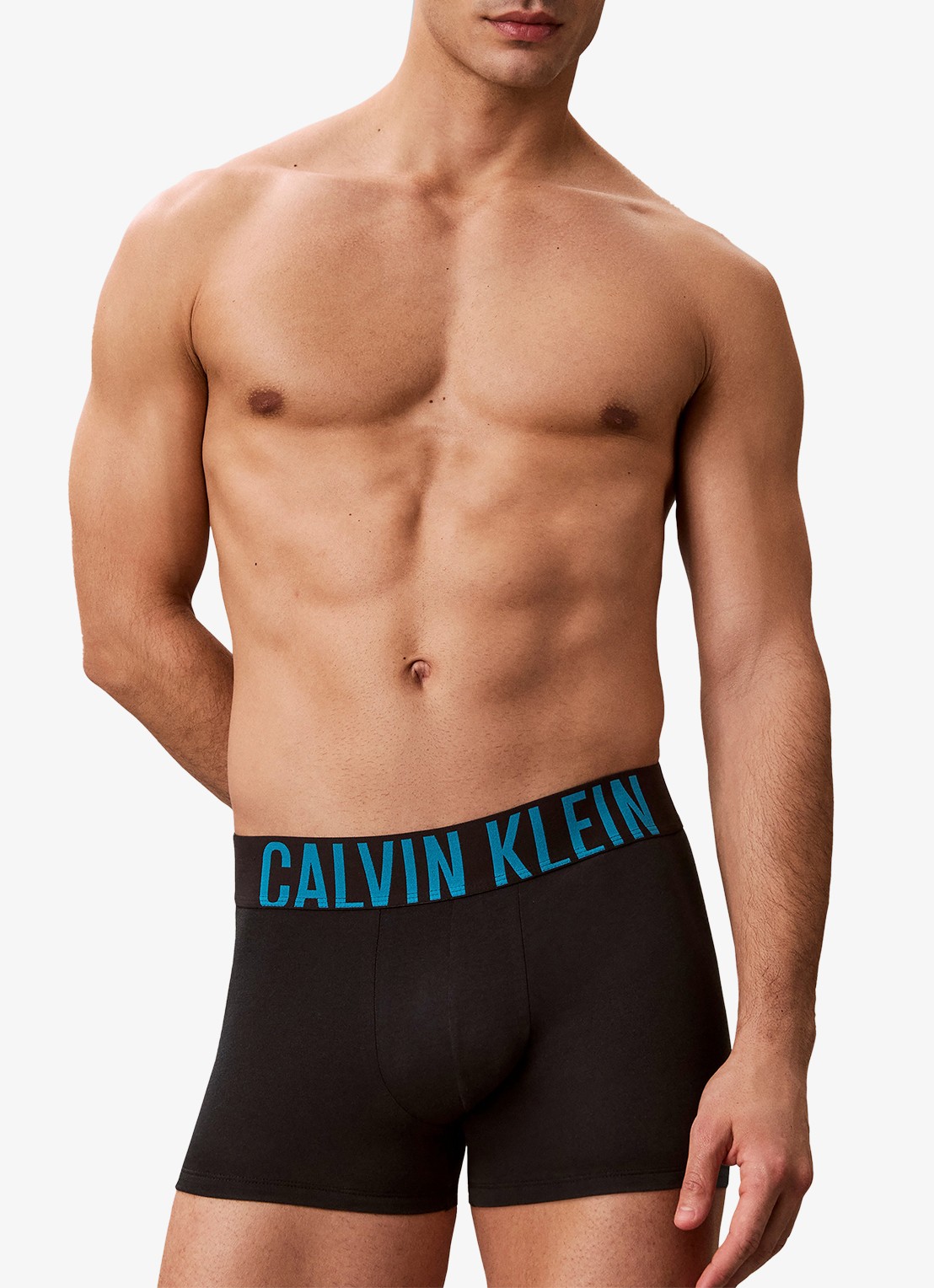 Calvin Klein Boxershorts met logoband in 3-pack - detail 3 zwart