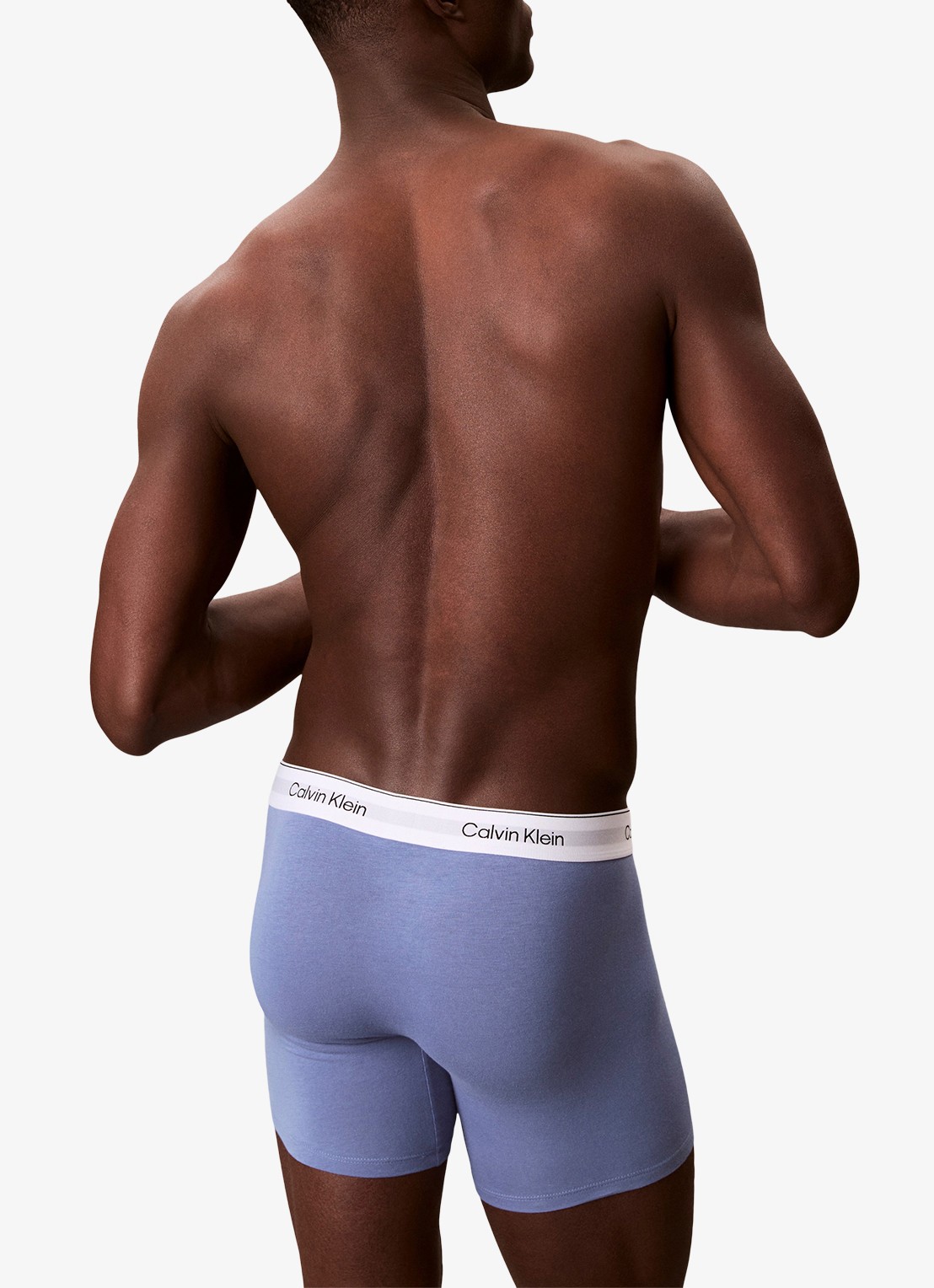 Calvin Klein Boxershorts met logoband in 3-pack - achterkant 3 wit
