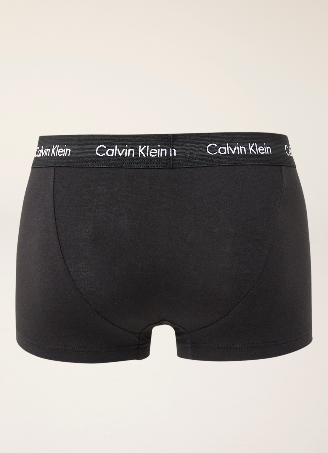 Calvin Klein Boxershorts met logoband in 3-pack - achterkant antraciet