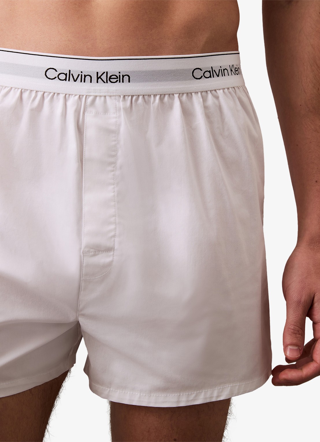 Calvin Klein Boxershorts met logoband in 3-pack - detail 4 wit