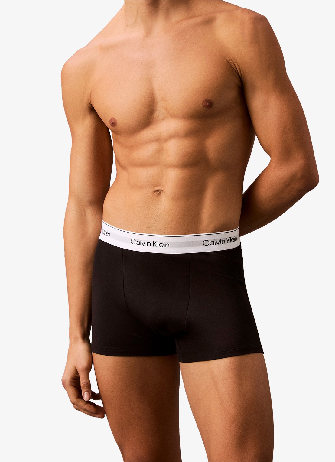 Calvin Klein Boxershorts met logoband in 3-pack - detail 4 zwart