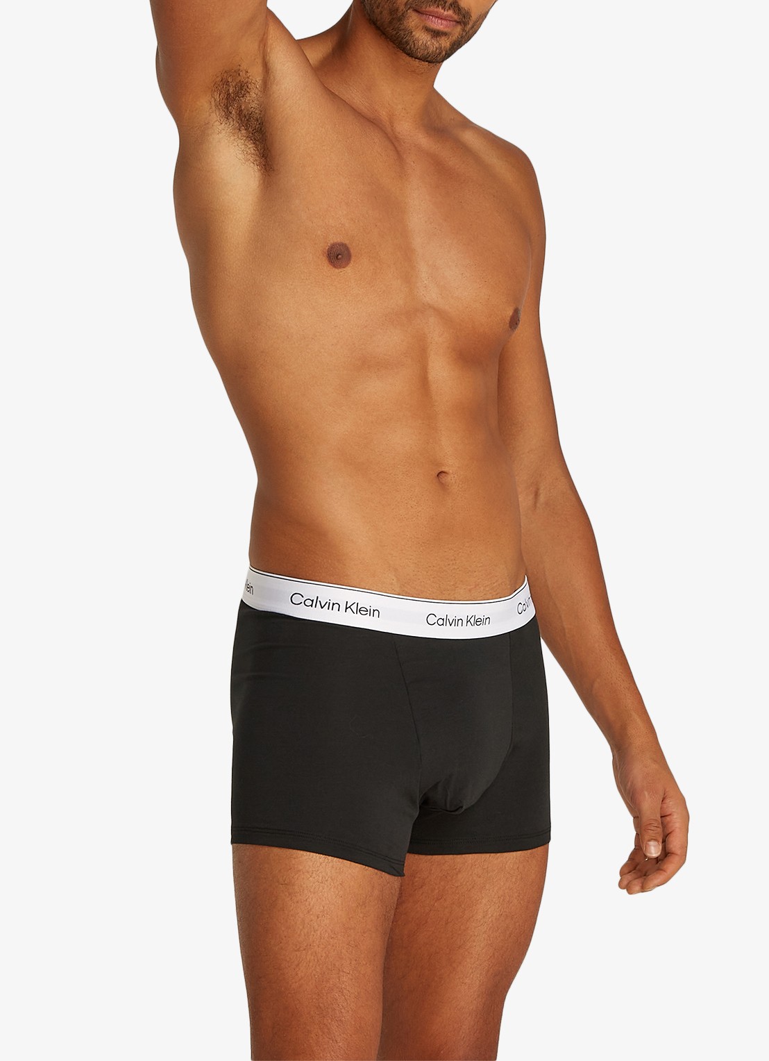 Calvin Klein Boxershorts met logoband in 3-pack - detail 4 blauw