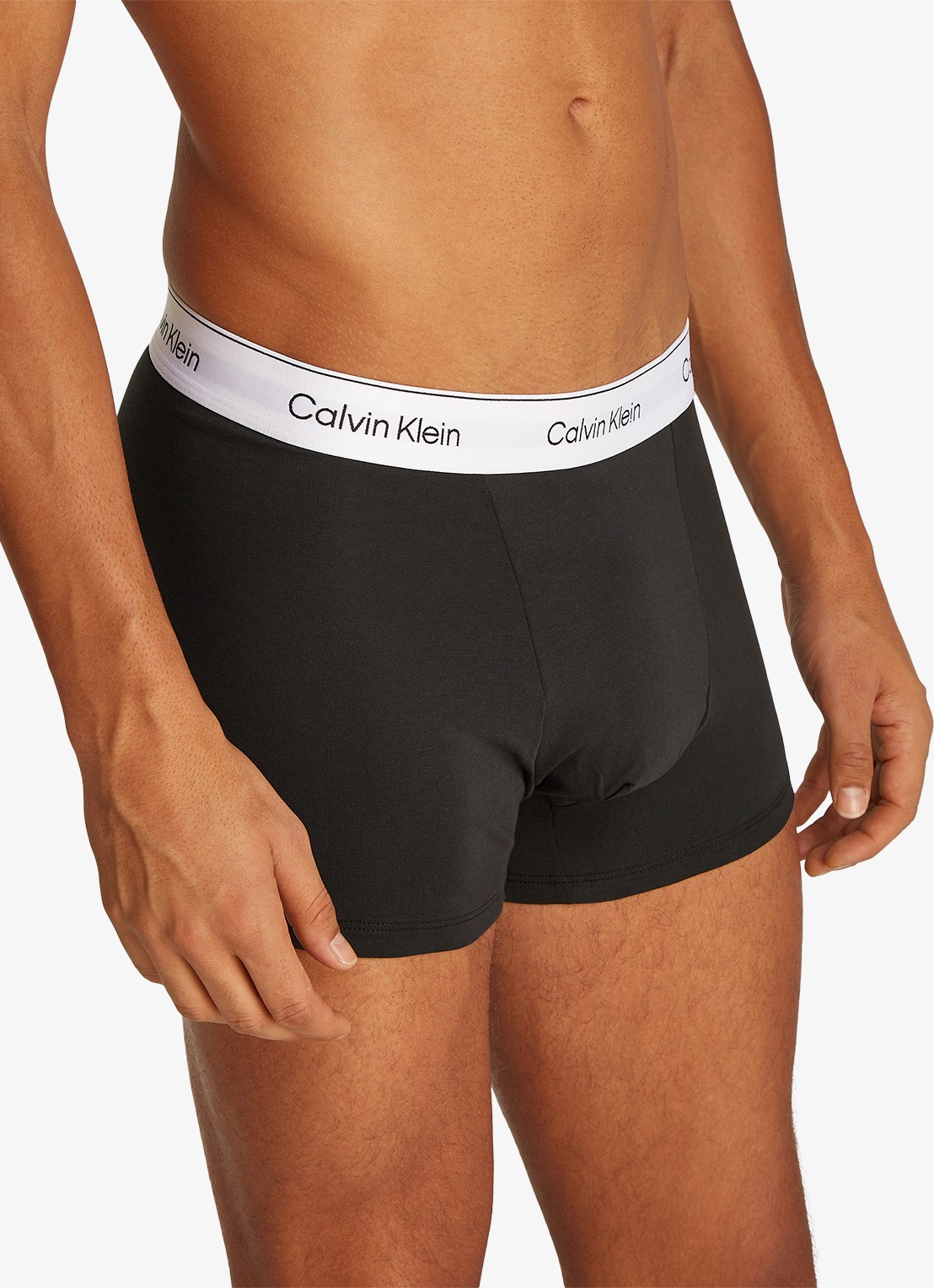 Calvin Klein Boxershorts met logoband in 3-pack - detail 5 blauw
