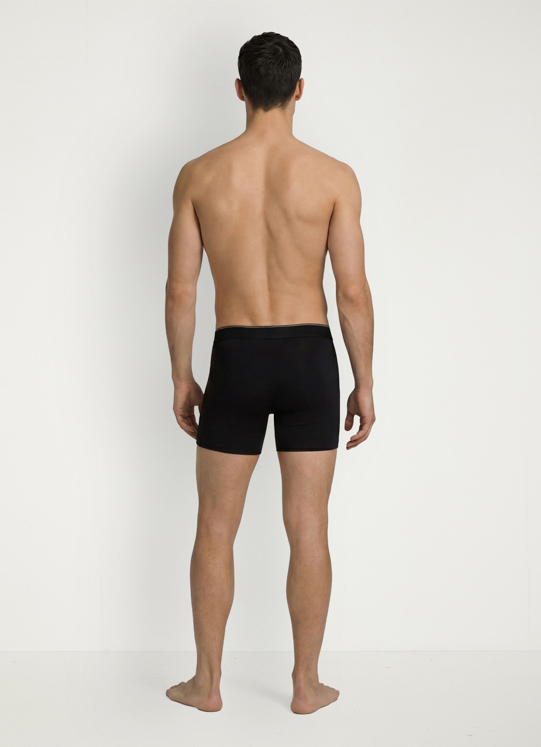Calvin Klein Boxershorts met logoband in 3-pack - achterkant 4 zwart