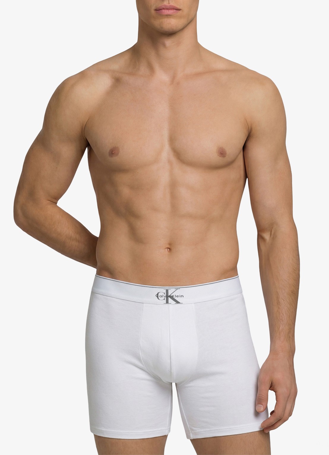 Calvin Klein Boxershorts met logoband in 3-pack - detail 2 grijs