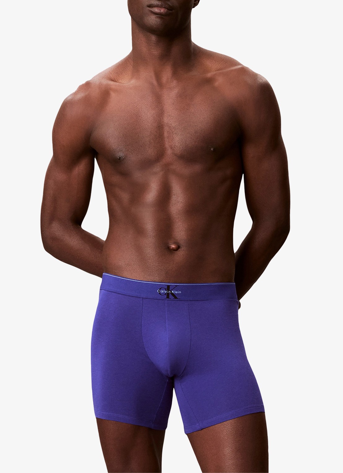 Calvin Klein Boxershorts met logoband in 3-pack - detail 2 blauw