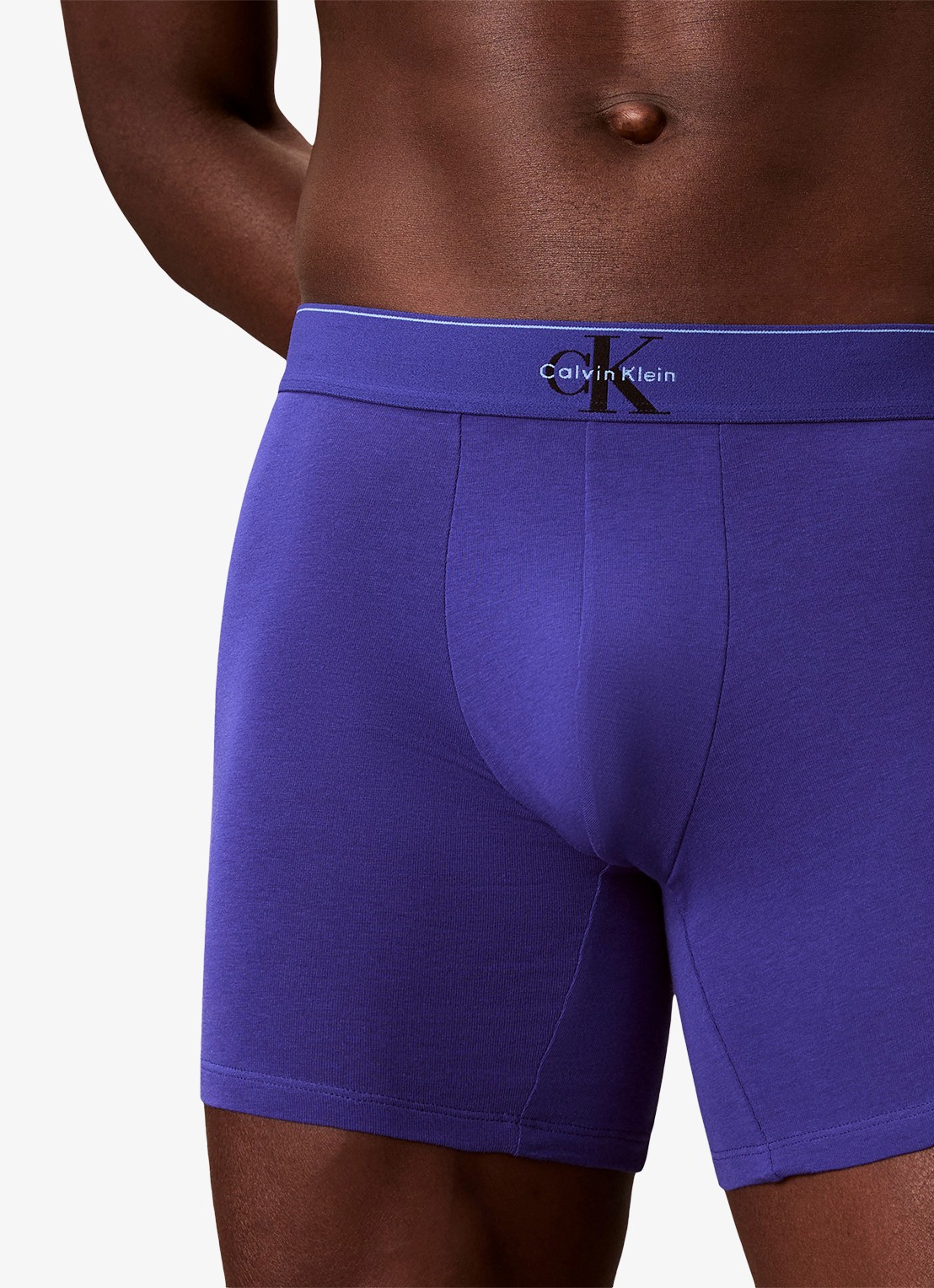Calvin Klein Boxershorts met logoband in 3-pack - detail 3 blauw