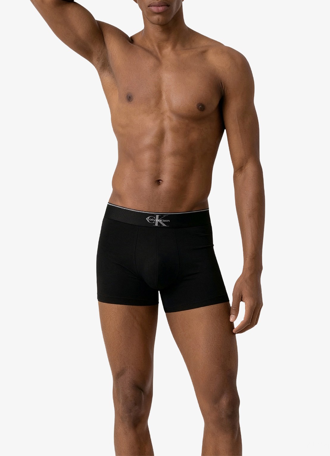 Calvin Klein Boxershorts met logoband in 3-pack - detail 3 zwart