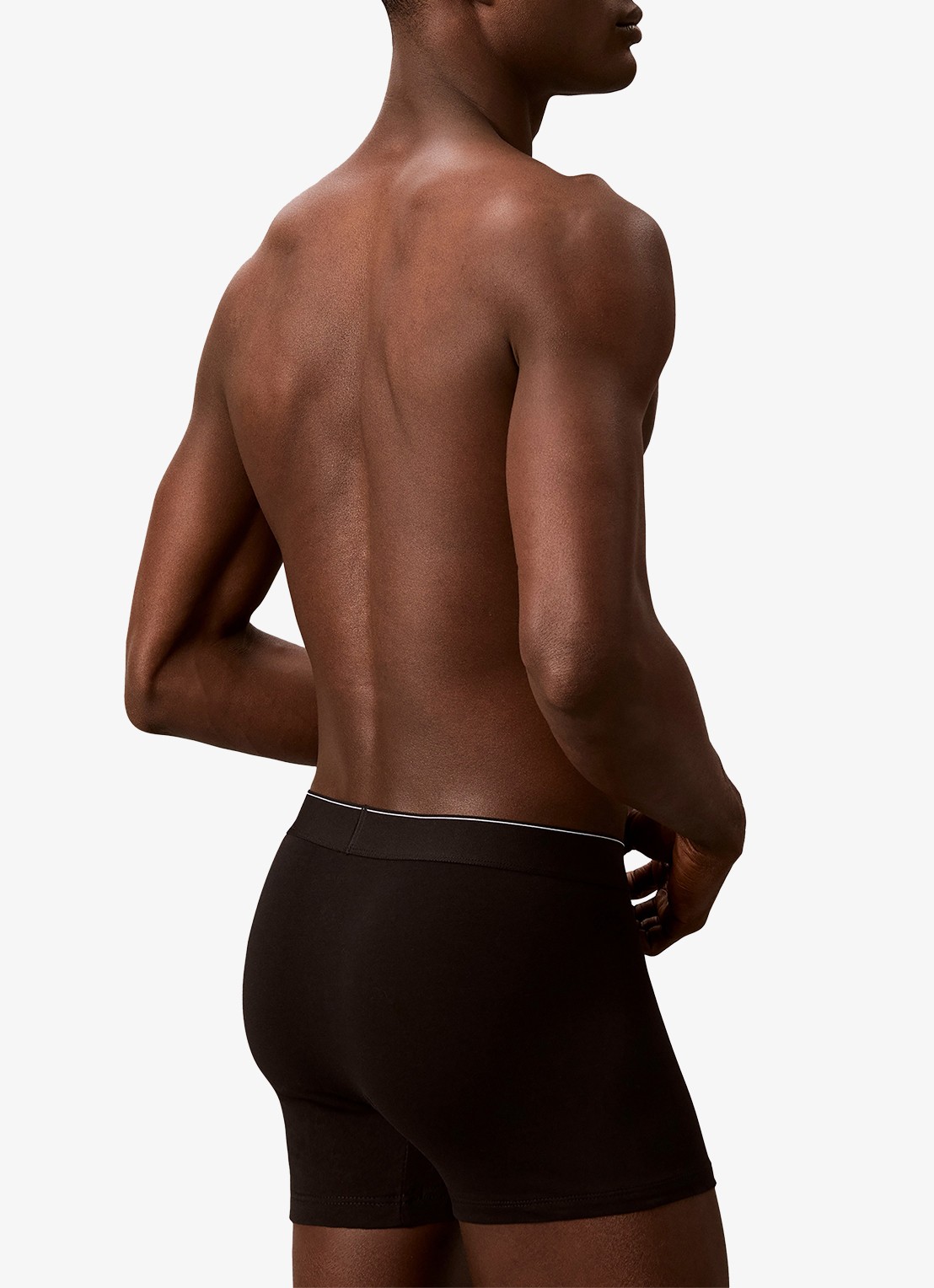 Calvin Klein Boxershorts met logoband in 3-pack - achterkant 5 grijs