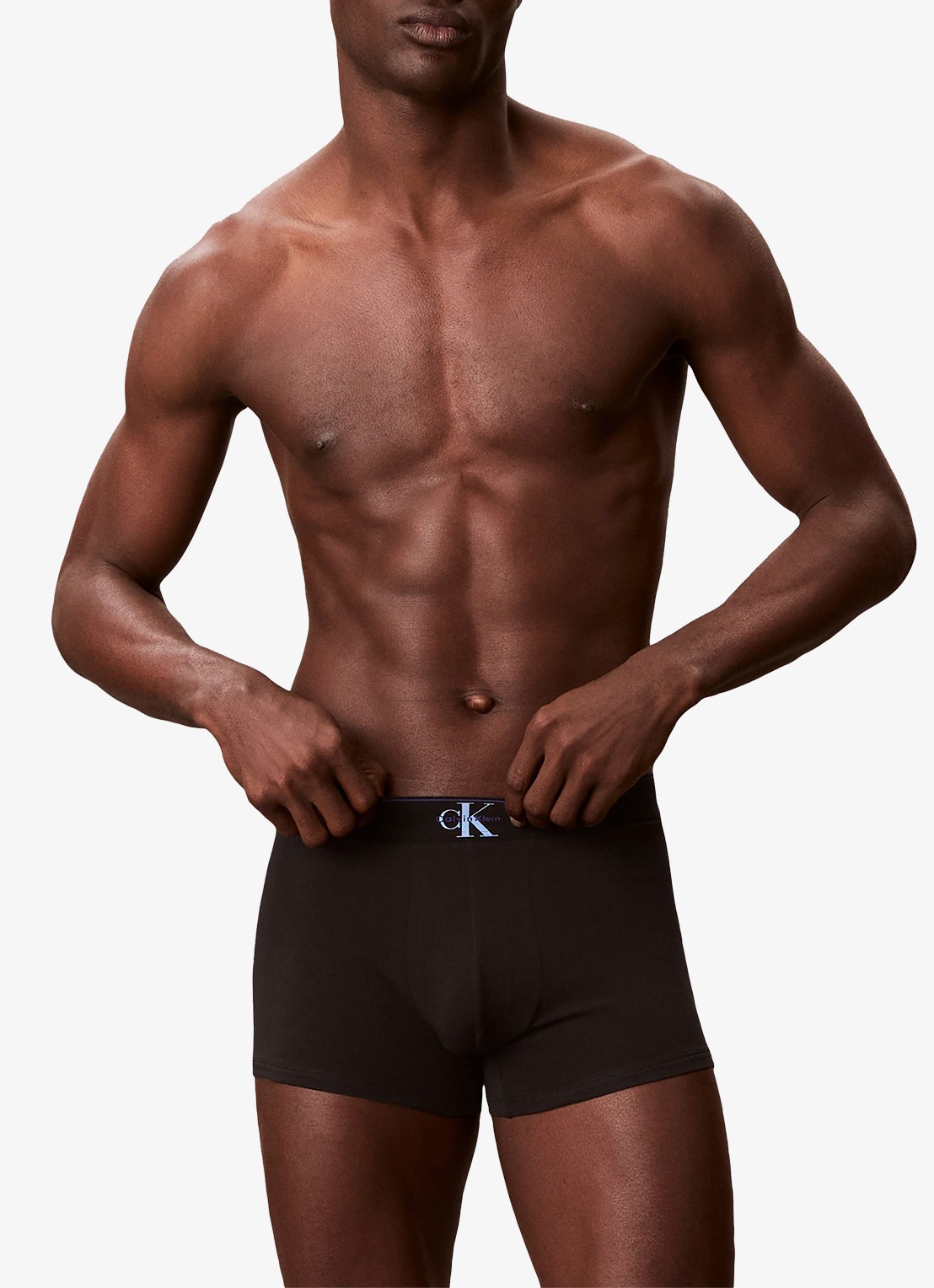 Calvin Klein Boxershorts met logoband in 3-pack - detail 4 blauw