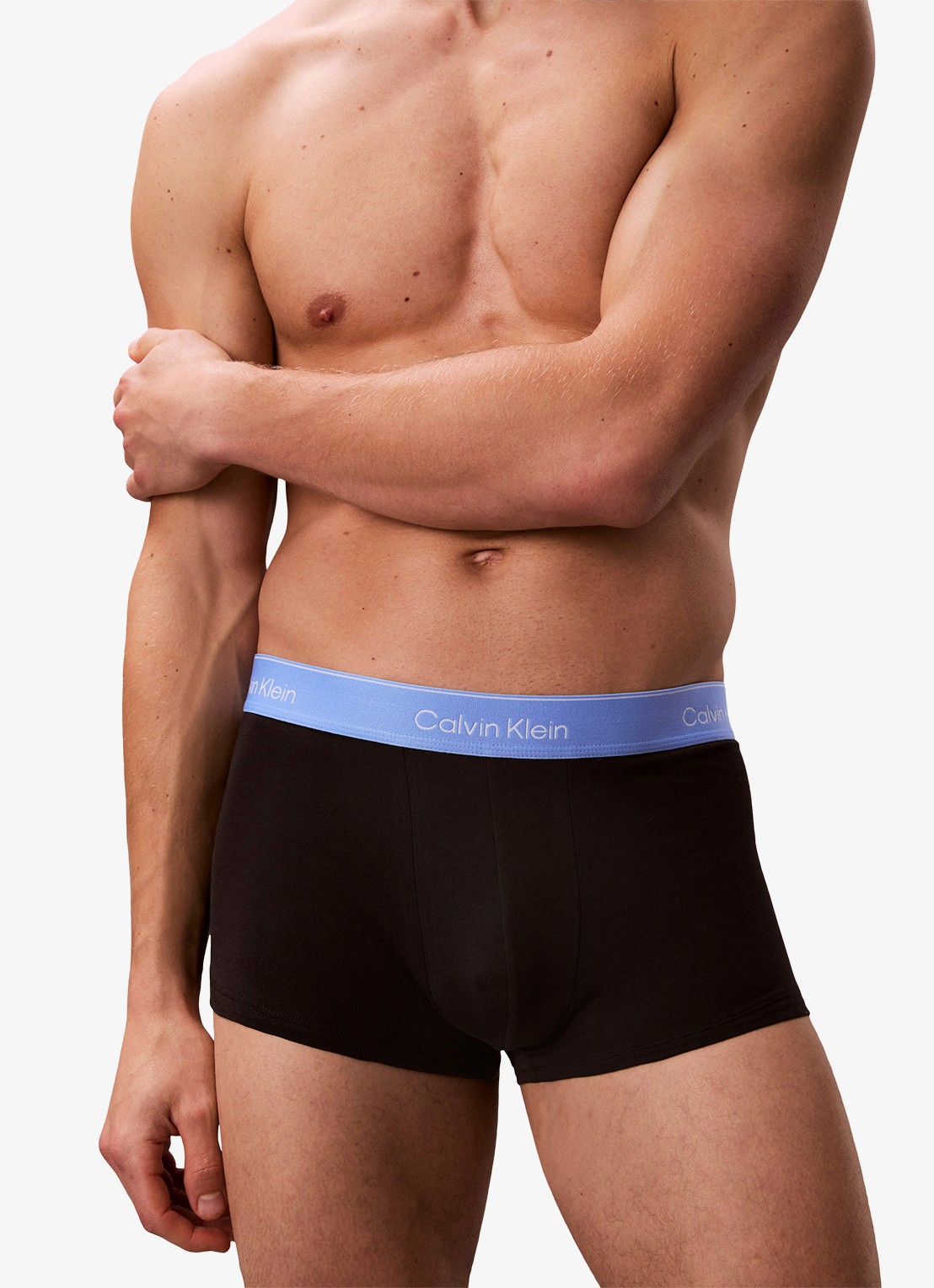 Calvin Klein Boxershorts met logoband in 5-pack - detail 3 blauw