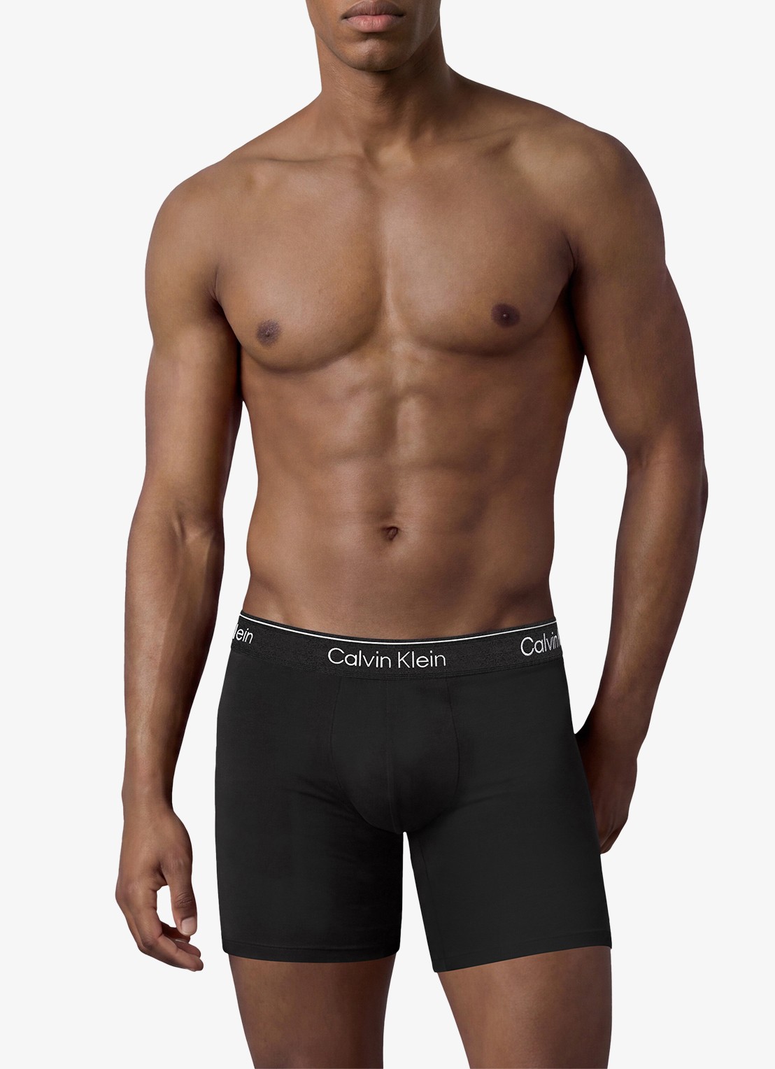Calvin Klein Boxershorts met logoband in 5-pack - detail paars