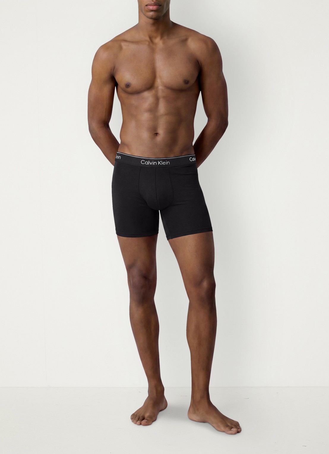 Calvin Klein Boxershorts met logoband in 5-pack - voorkant 5 paars