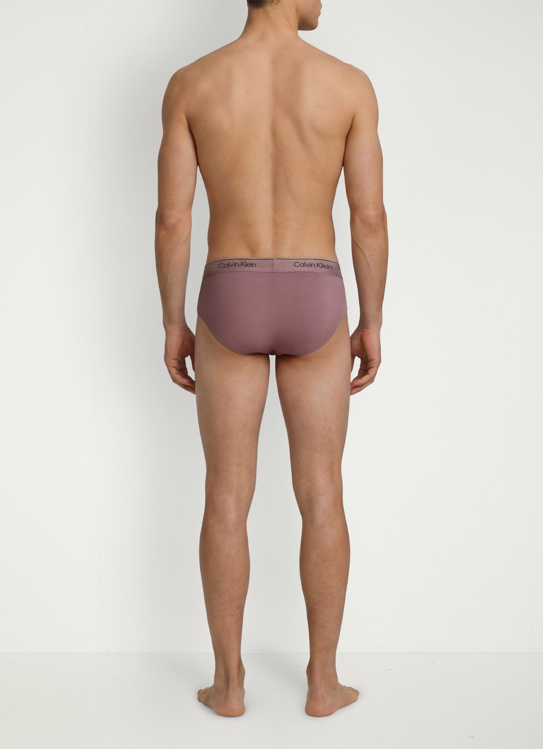 Calvin Klein Boxerslip met logoband in 3-pack - achterkant 4 blauw