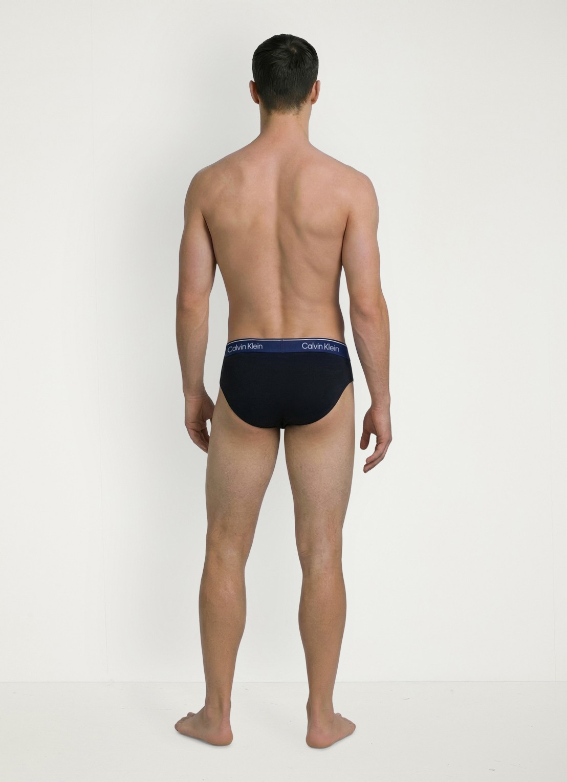 Calvin Klein Boxerslip met logoband in 5-pack - achterkant groen
