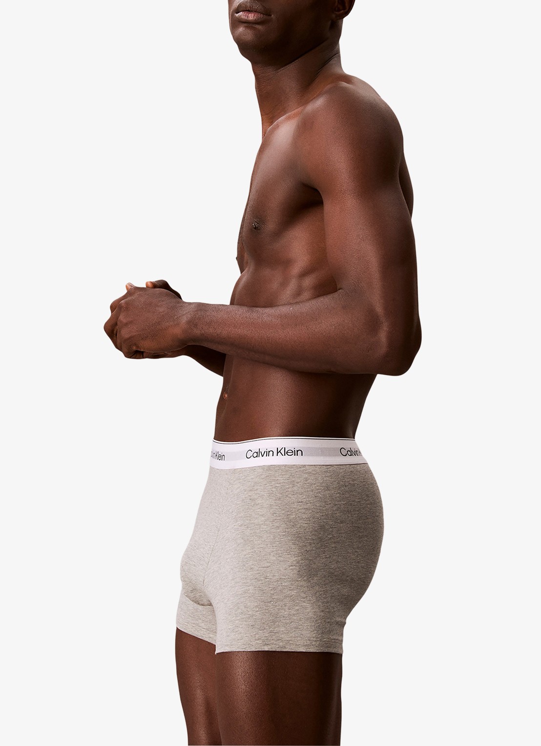 Calvin Klein Boxerslips met logoband in 3-pack - detail 2 paars