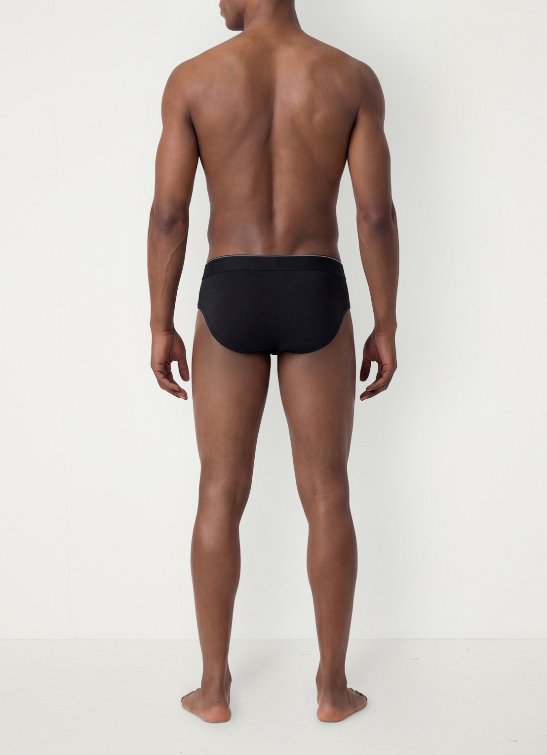 Calvin Klein Boxerslips met logoband in 3-pack - achterkant 4 zwart