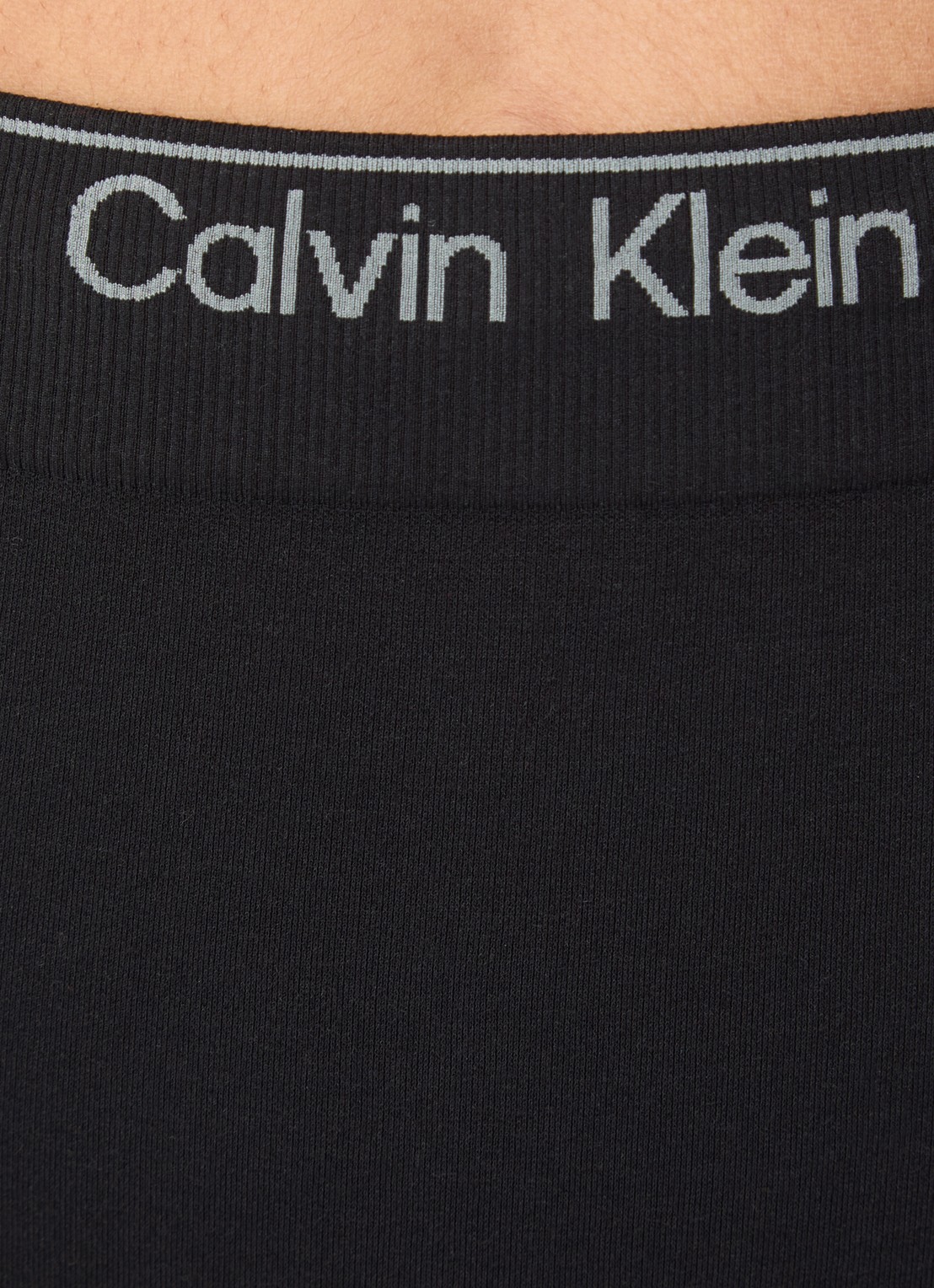 Calvin Klein Corrigerende short met logoband - detail 4 zwart