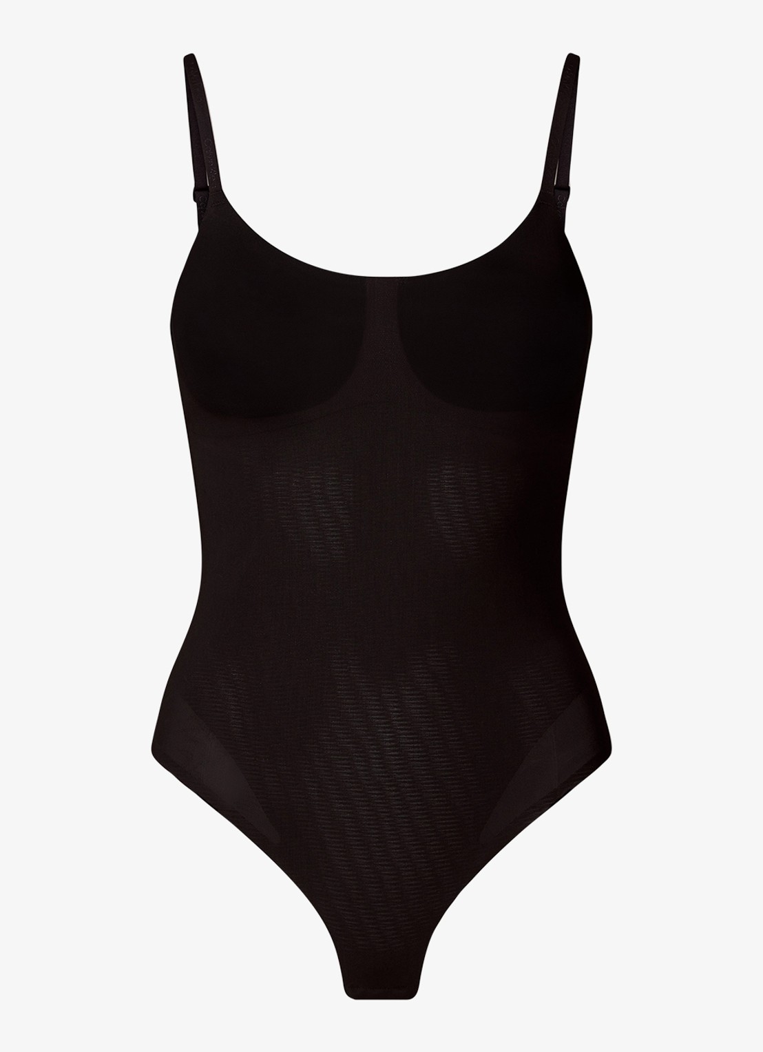 Calvin Klein Corrigerende string body - voorkant 7 zwart