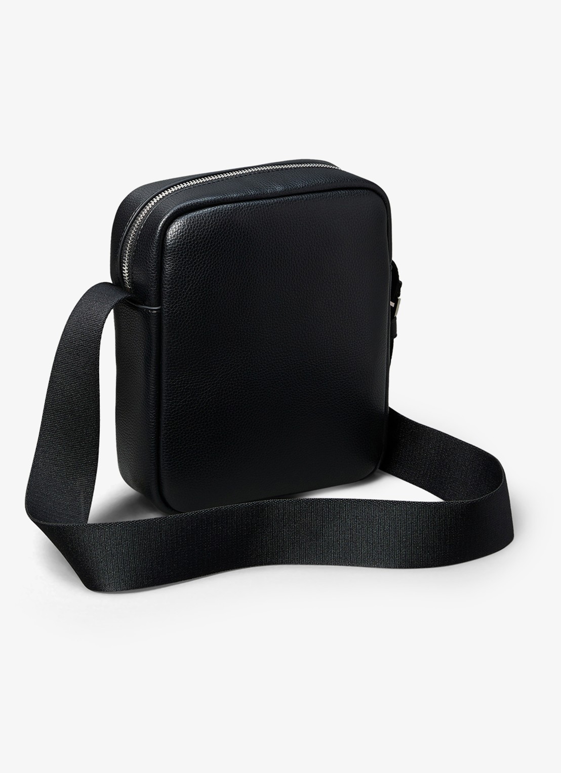 Calvin Klein Crossbodytas met verstelbare schouderriem en logo - detail zwart