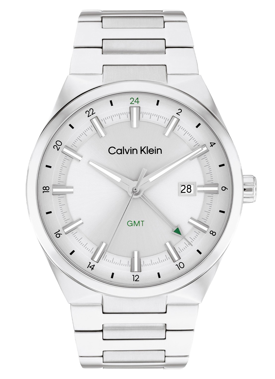 Calvin Klein Distinguish horloge CK25200489 - voorkant 3 zilver