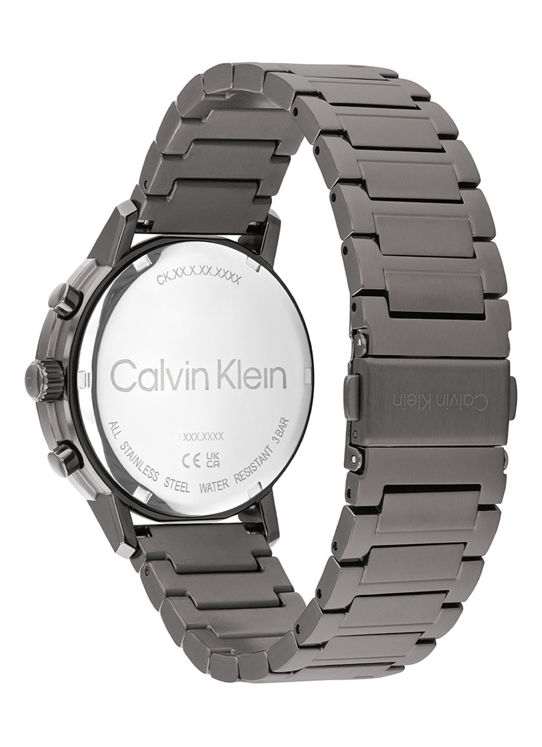 Calvin Klein Gauge horloge CK25200495 - detail 2 antraciet
