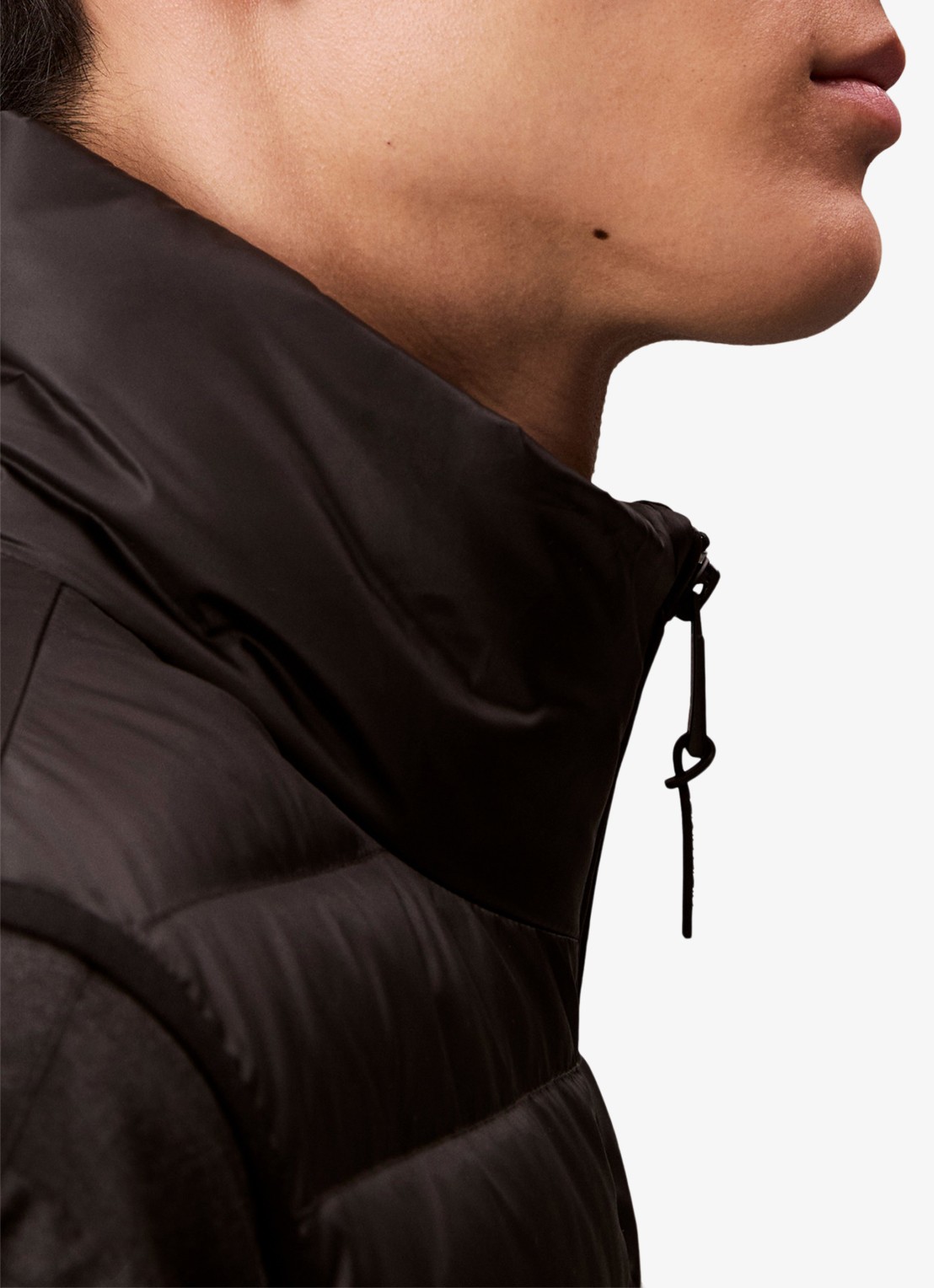 Calvin Klein Gewatteerde bodywarmer met opstaande kraag  - detail 4 zwart