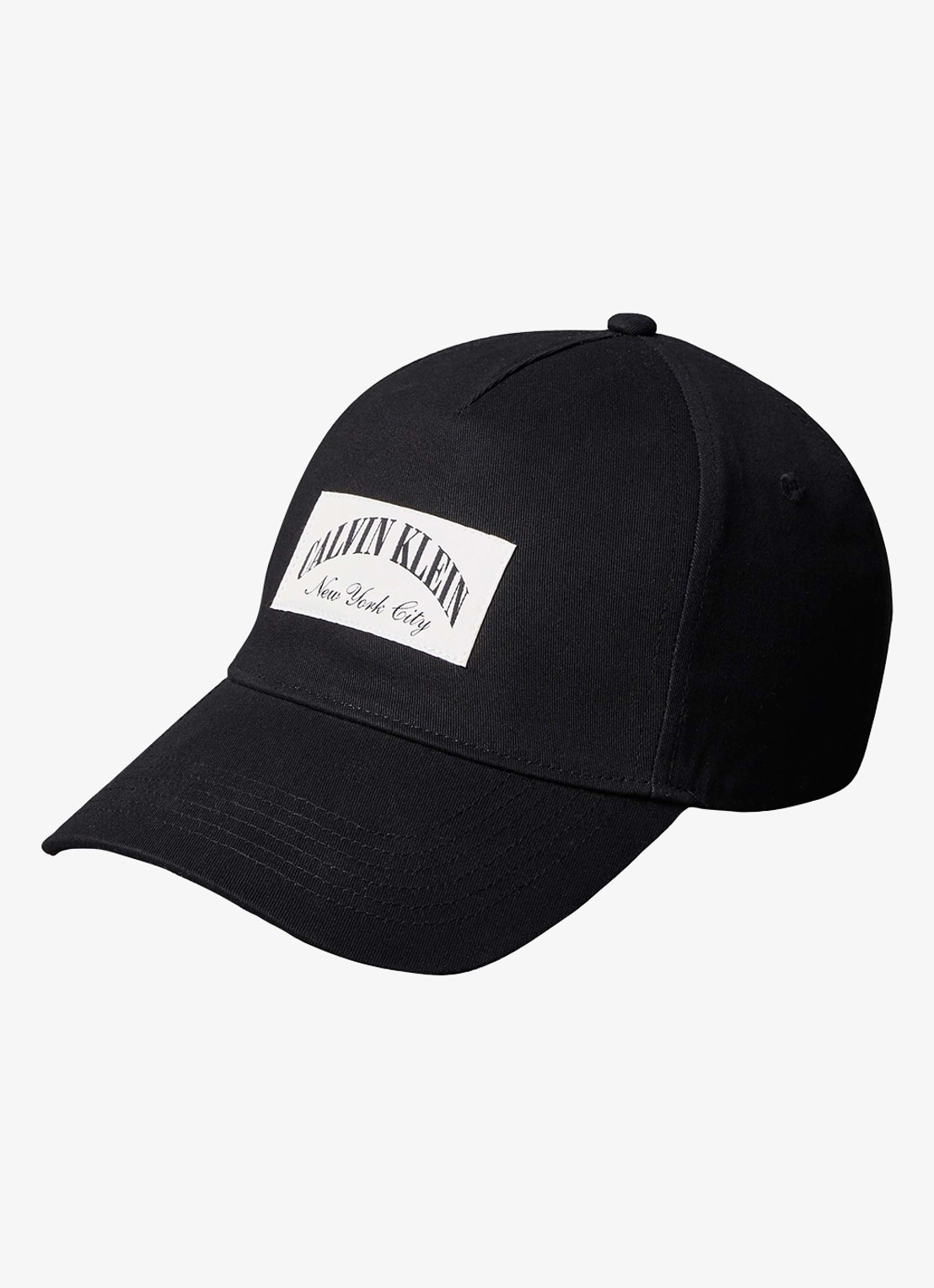 Calvin Klein Heritage pet met logo - voorkant zwart