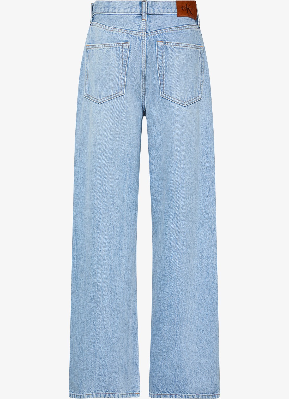 Calvin Klein High waist wide leg jeans - achterkant sage stone-rjk
