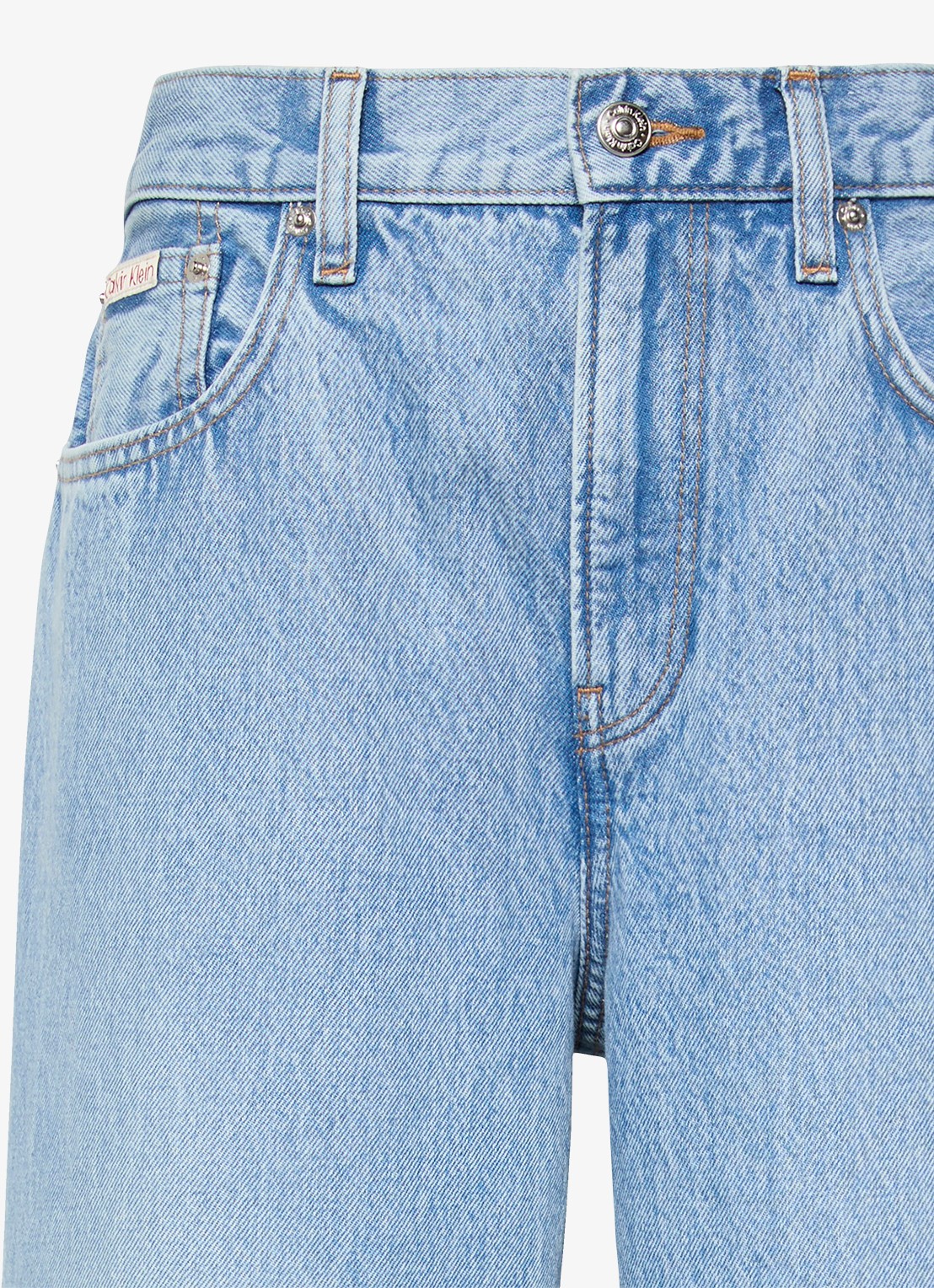 Calvin Klein High waist wide leg jeans - detail 3 sage stone-rjk