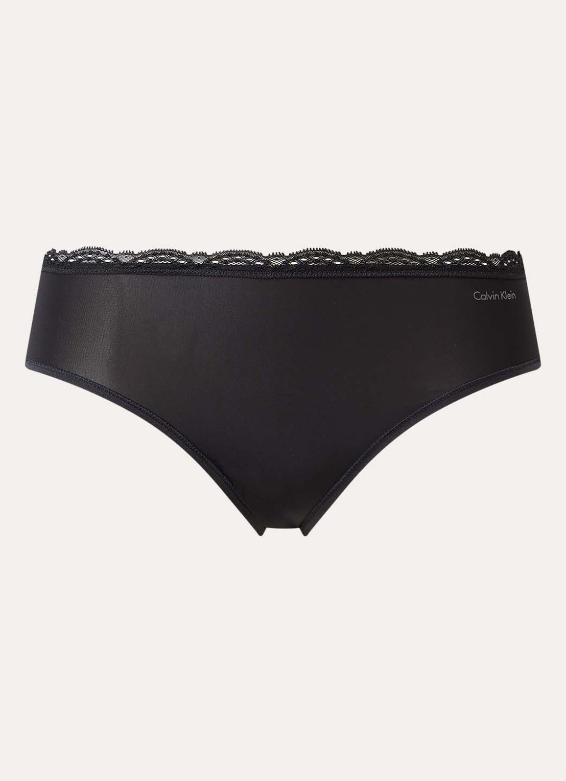 Calvin Klein Hipster met logo - voorkant 5 zwart