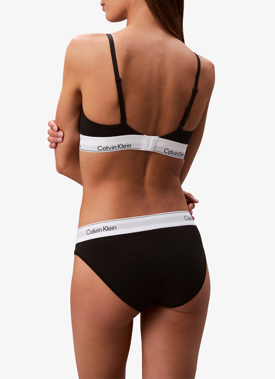 Calvin Klein Hipster met logoband - achterkant zwart
