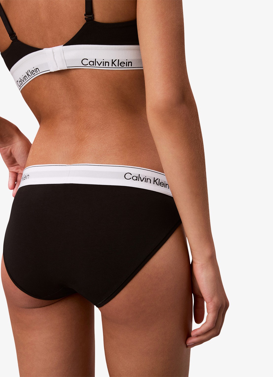 Calvin Klein Hipster met logoband - detail 4 zwart