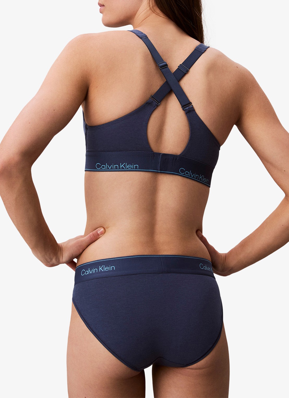 Calvin Klein Hipster met logoband - achterkant dar denim-cec
