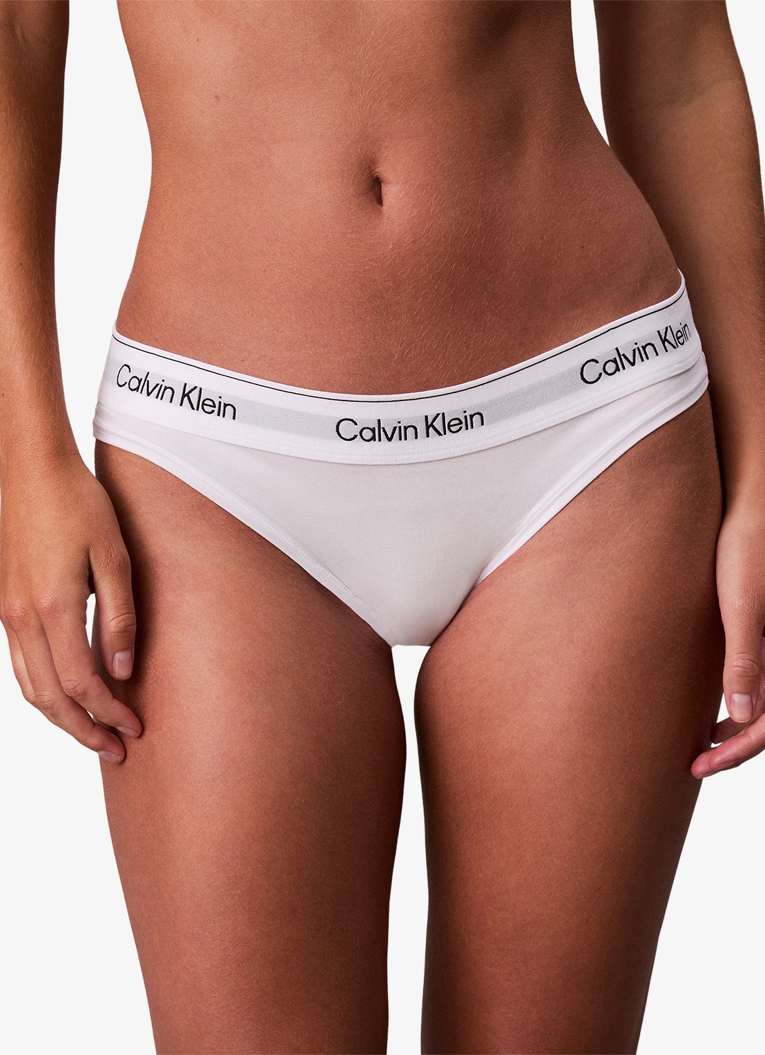 Calvin Klein Hipster met logoband - detail 4 wit