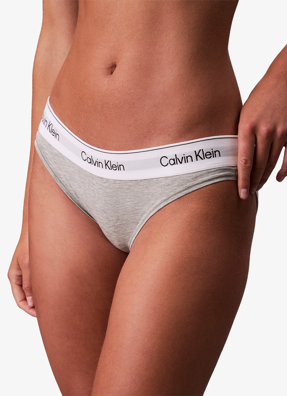 Calvin Klein Hipster met logoband - detail 4 grey heather-p7a