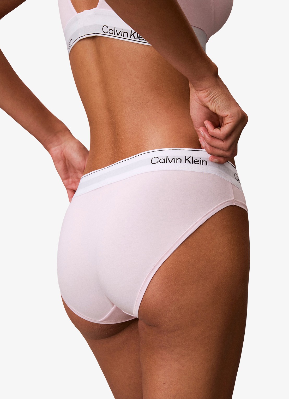 Calvin Klein Hipster met logoband - detail 2 cradle pink
