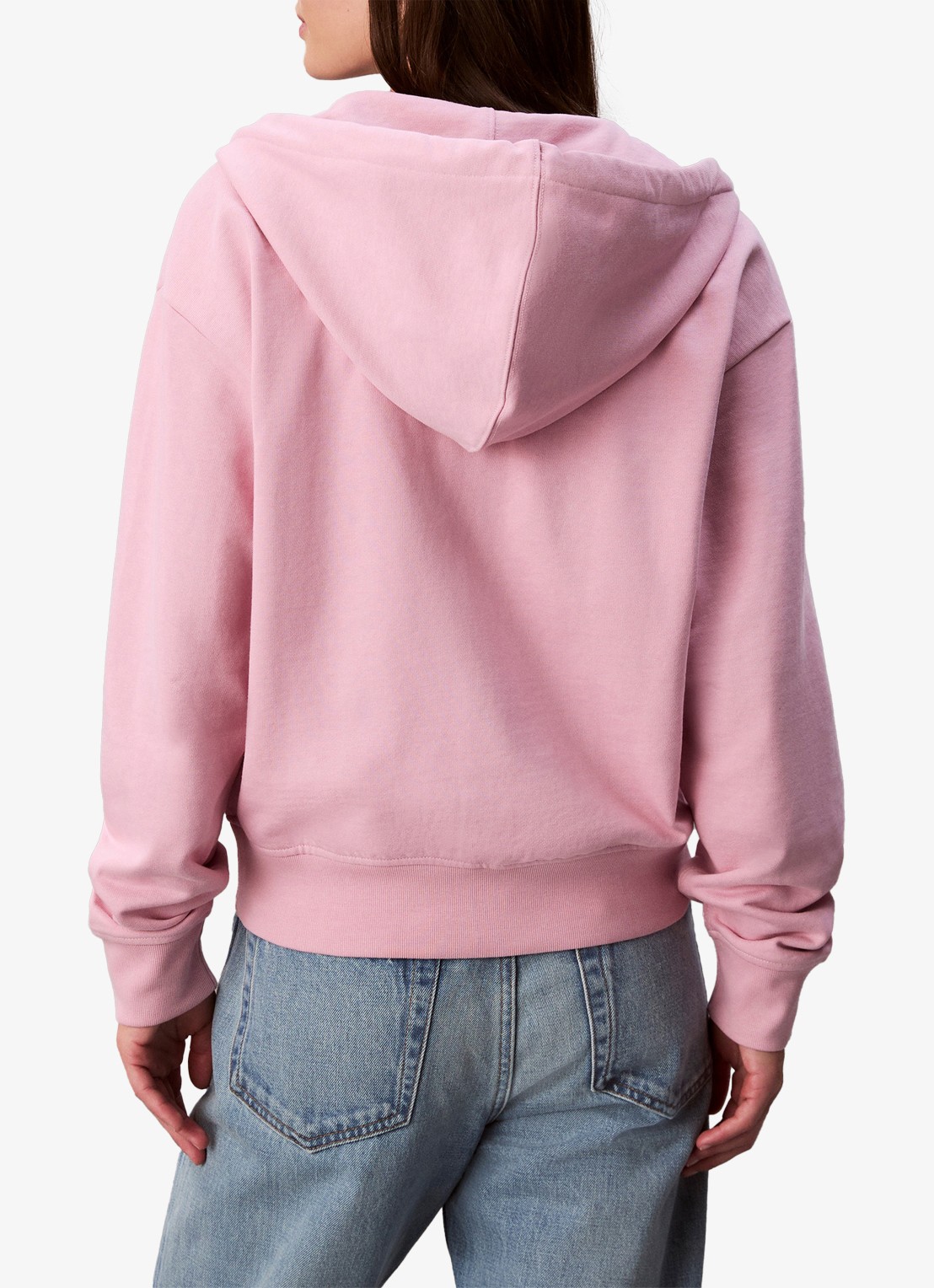 Calvin Klein Hoodie met logo - achterkant 4 roze