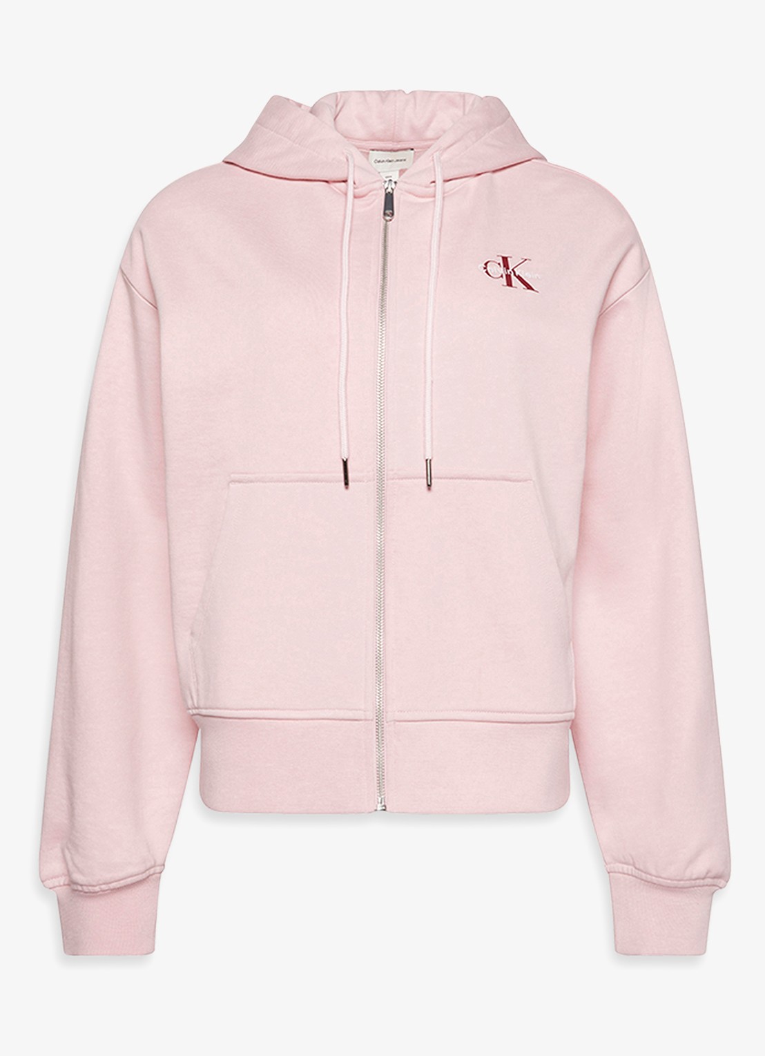 Calvin Klein Hoodie met logo - voorkant 5 roze