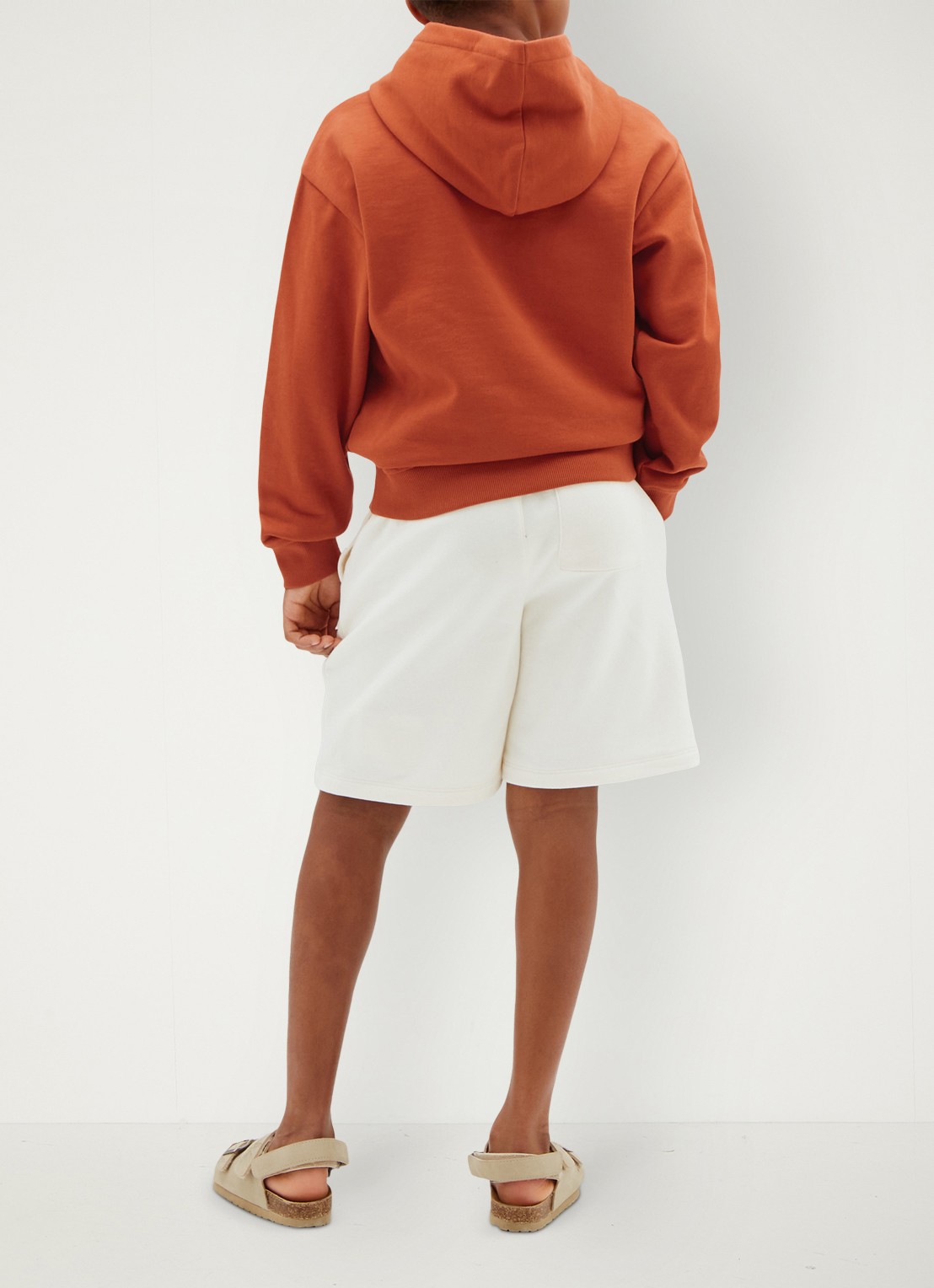 Calvin Klein Hoodie met logo - achterkant 5 orange