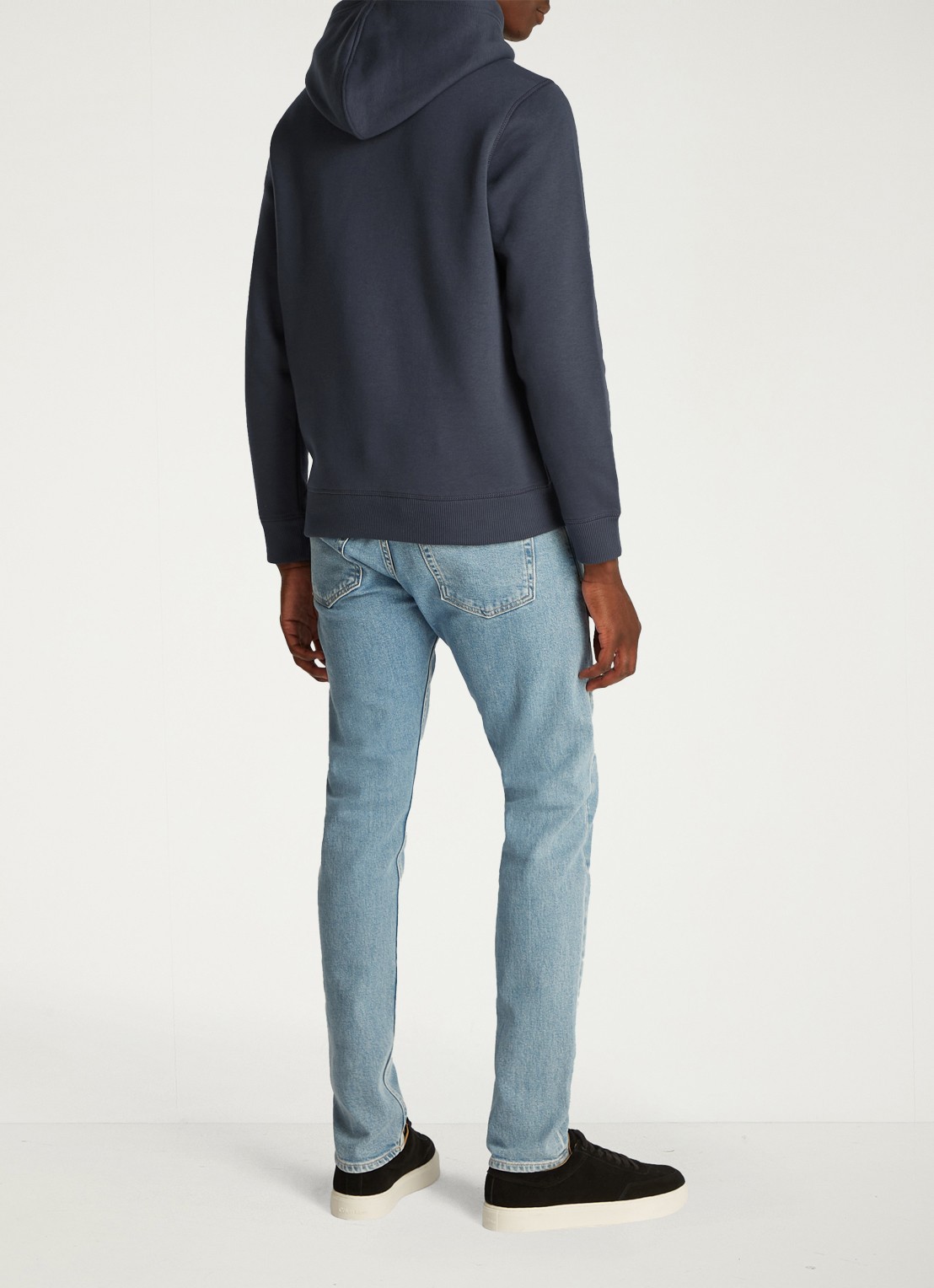 Calvin Klein Hoodie met logoborduring - achterkant 4 indigo