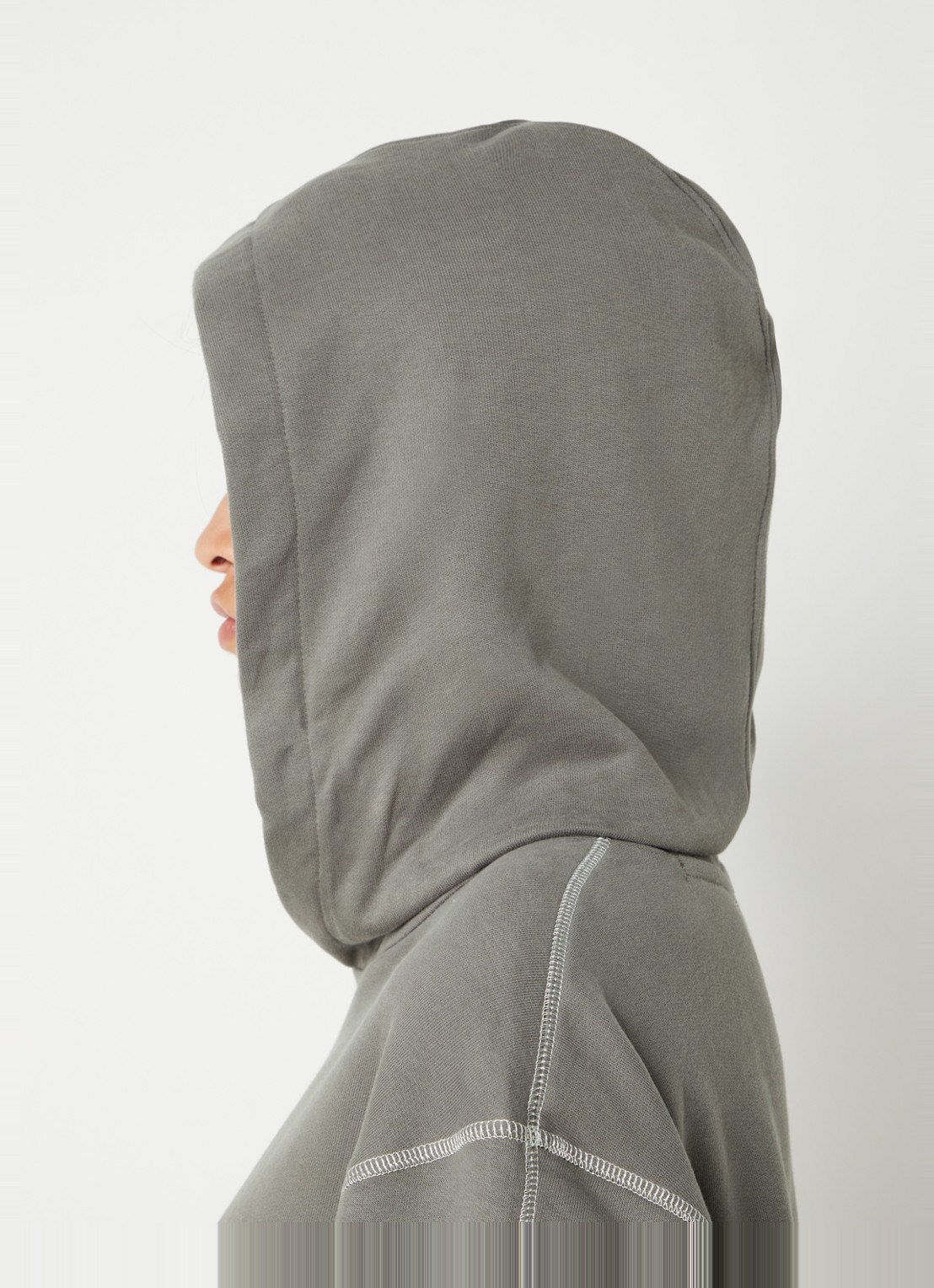 Calvin Klein Hoodie met logoborduring - detail 4 donkergrijs