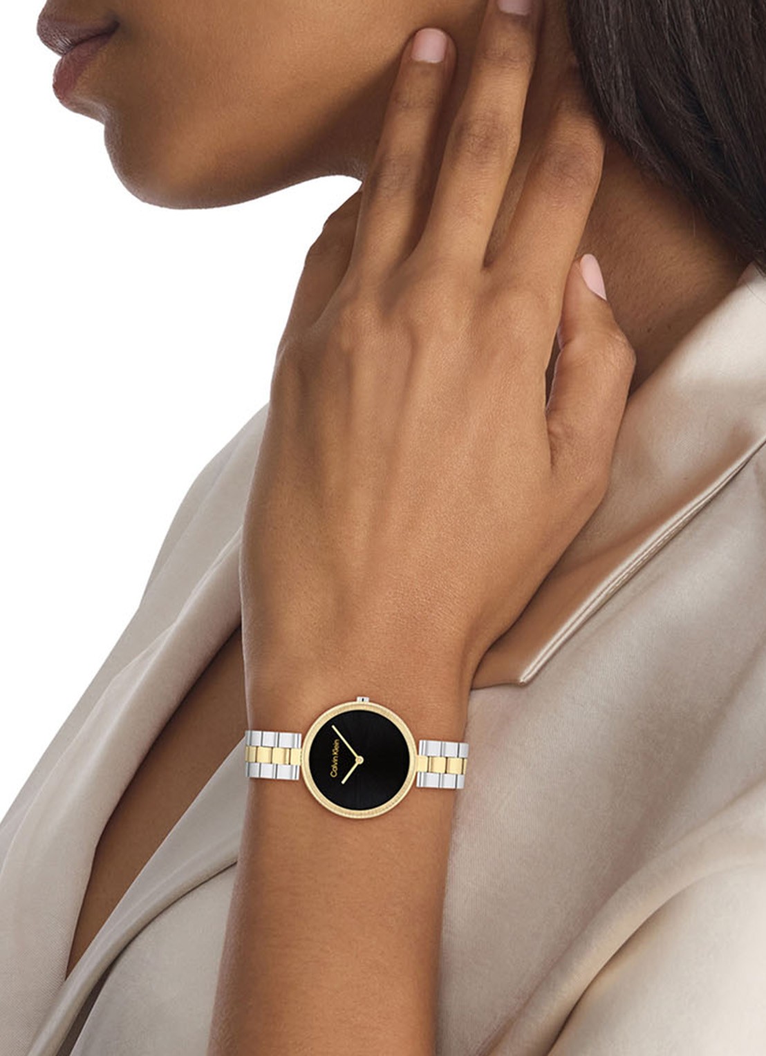 Calvin Klein Horloge CK25100012 - voorkant 4 zilver