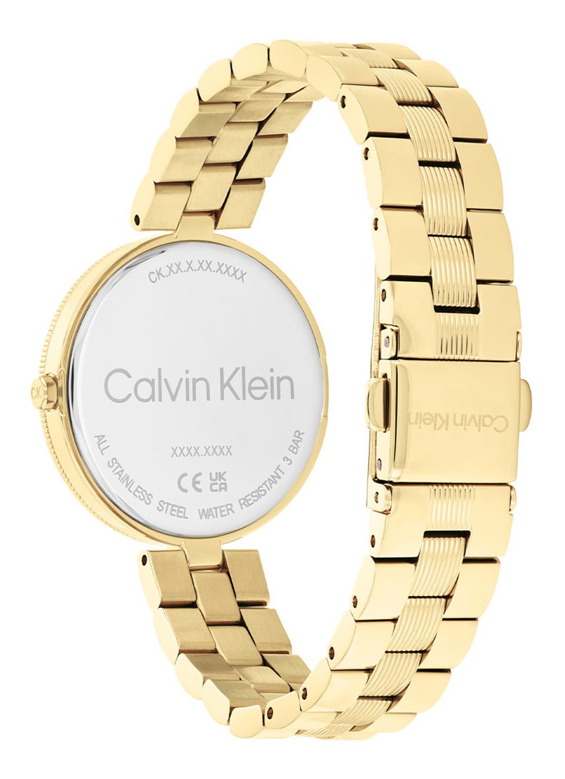 Calvin Klein Horloge CK25100014 - detail goud