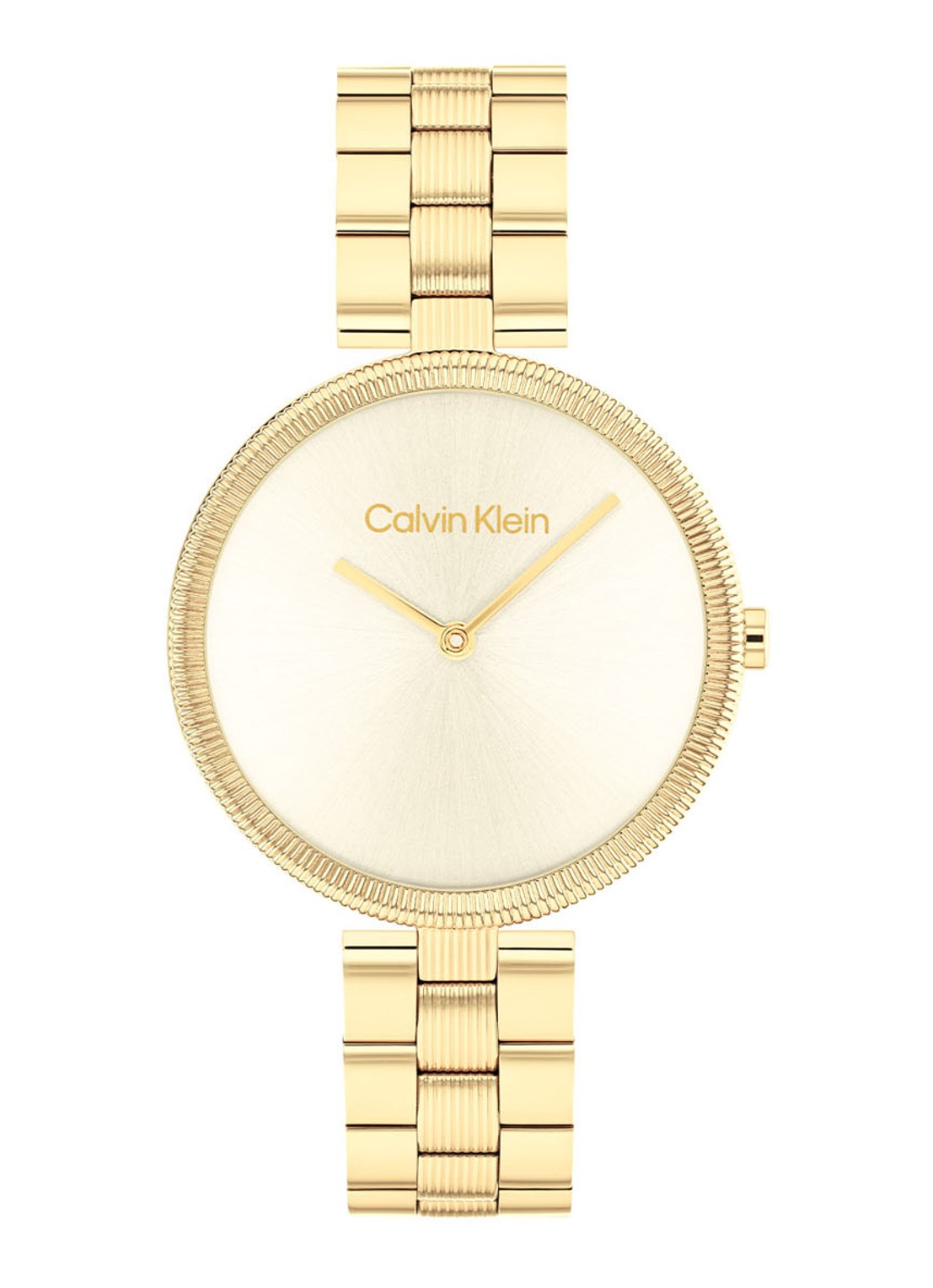 Calvin Klein Horloge CK25100014 - voorkant 3 goud