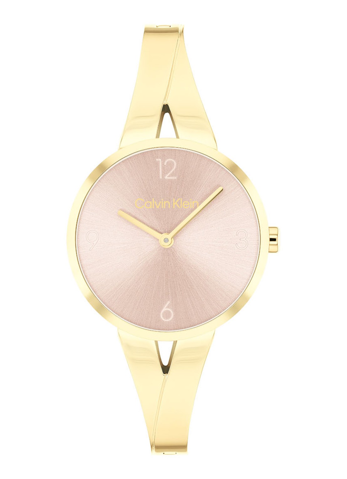 Calvin Klein Horloge CK25100027 - voorkant goud